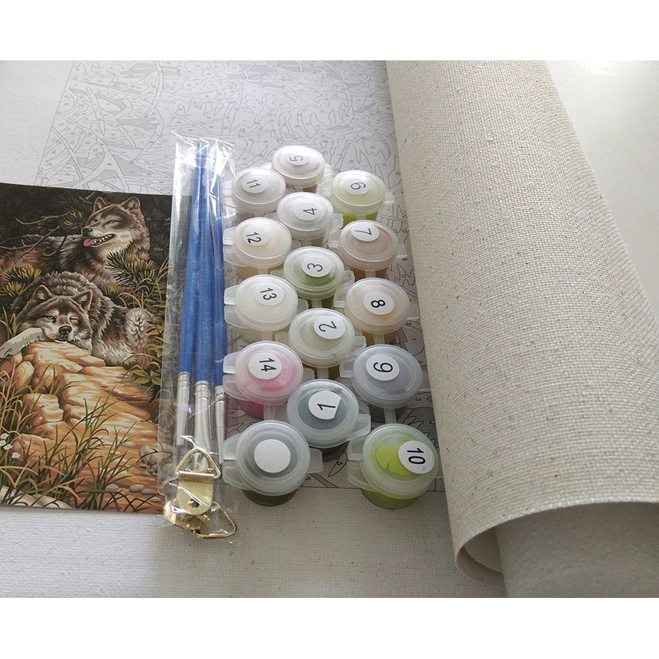 Mountain Houses - DIY Painting By Numbers Kits