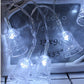 Snowman Christmas Tree LED Garland String Lights Snowflakes String Fairy Lights Hanging Ornaments