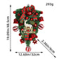 Christmas Elk Upside Down Tree Garland Outdoor Courtyard Decorations