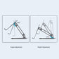 Portable double folding stand