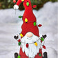 Christmas Standing Pile Old Man Metal Crafts Outdoor Lawn Garden Decorations