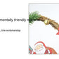 Christmas Wreath Old Man Snowman Show Window Decoration Lighting Chain