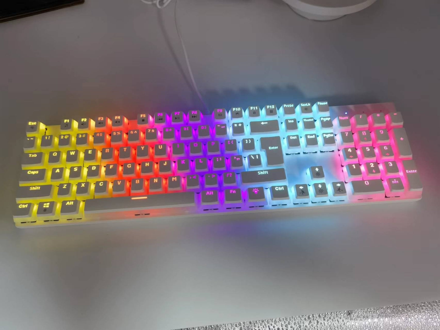 Mechanical Shaft Wired Backlit Computer Game Mechanical Keyboard