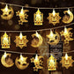 Creative Simple Moon Holiday Decoration LED Lighting Chain
