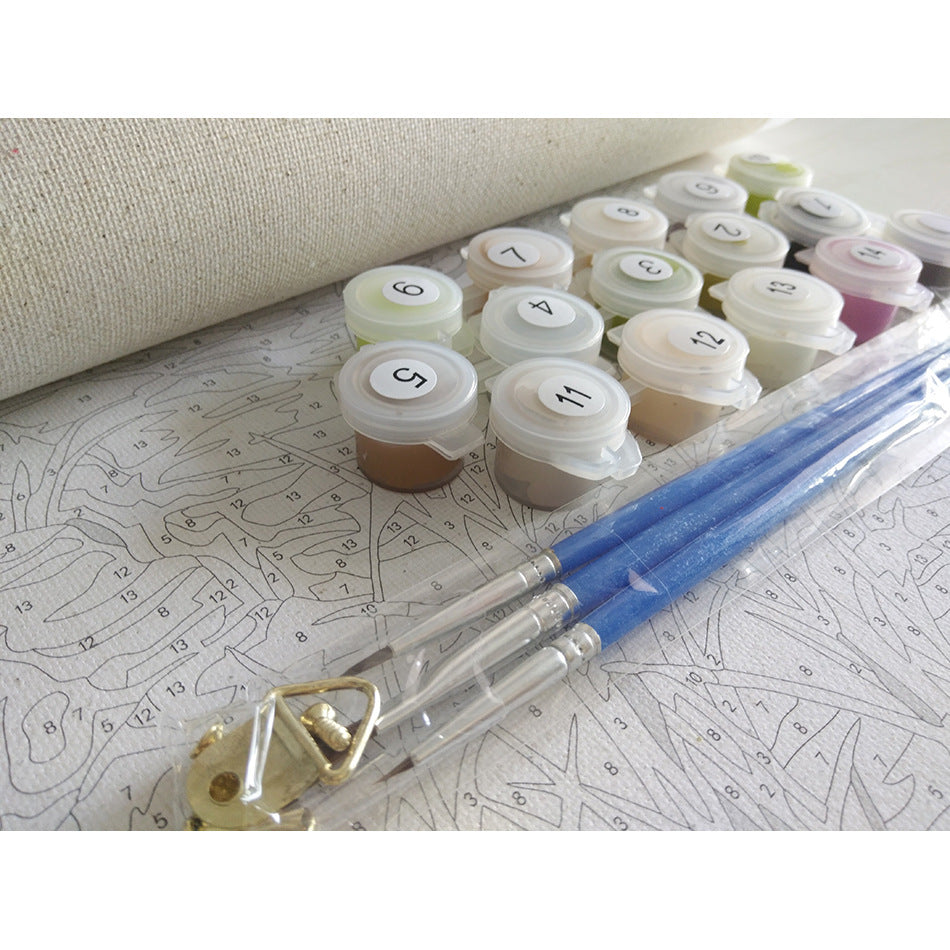 Mountain Houses - DIY Painting By Numbers Kits