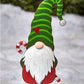 Christmas Standing Pile Old Man Metal Crafts Outdoor Lawn Garden Decorations