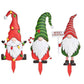 Christmas Standing Pile Old Man Metal Crafts Outdoor Lawn Garden Decorations